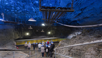 La mine Bleue, visite guidée à 126m sous terre